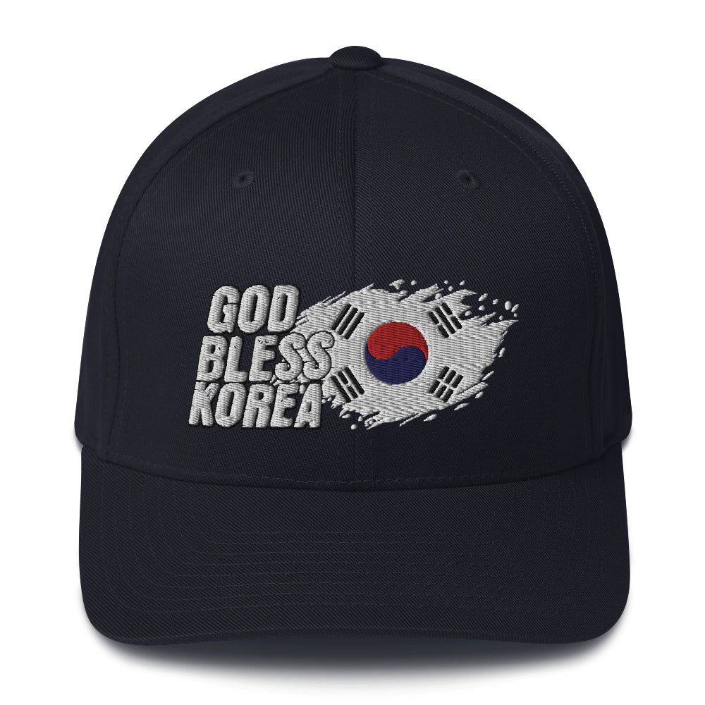 God bless Korea Structured Twill Cap  - Korea  - StyleMZ