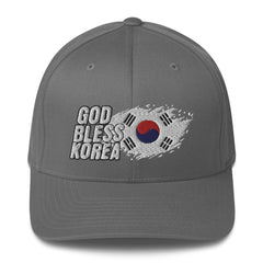 Gorra de sarga estructurada "Dios bendiga a Corea" - Corea - StyleMZ 