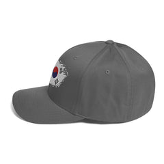 Gorra de sarga estructurada "Dios bendiga a Corea" - Corea - StyleMZ 