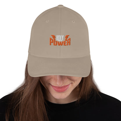 Holy power embroidery Structured Twill Cap  - Korea  - StyleMZ