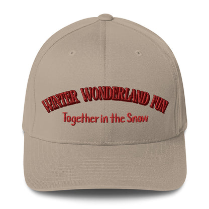 Winter wonderland fun Structured Twill Cap  - Korea  - StyleMZ