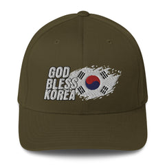 Gorra de sarga estructurada "Dios bendiga a Corea" - Corea - StyleMZ 