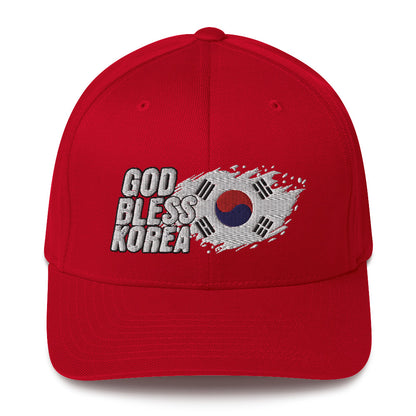 God bless Korea Structured Twill Cap  - Korea  - StyleMZ