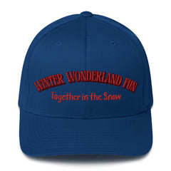 Gorra de sarga estructurada con diseño divertido de Winter Wonderland - Corea - StyleMZ 