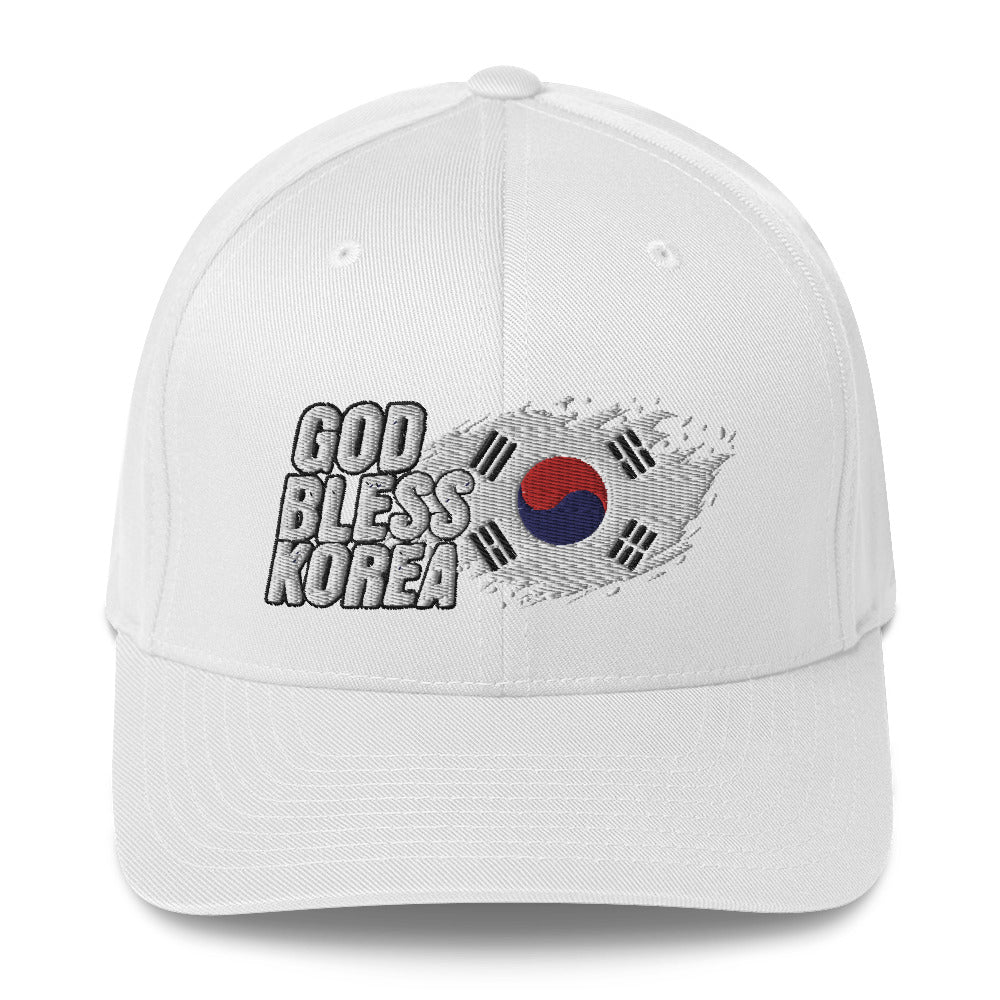 God bless Korea Structured Twill Cap  - Korea  - StyleMZ