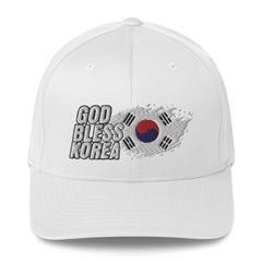 Gorra de sarga estructurada "Dios bendiga a Corea" - Corea - StyleMZ 