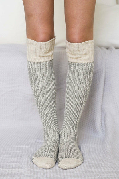 Cozy Ribbed Knit Lounge Socks for Ultimate Comfort