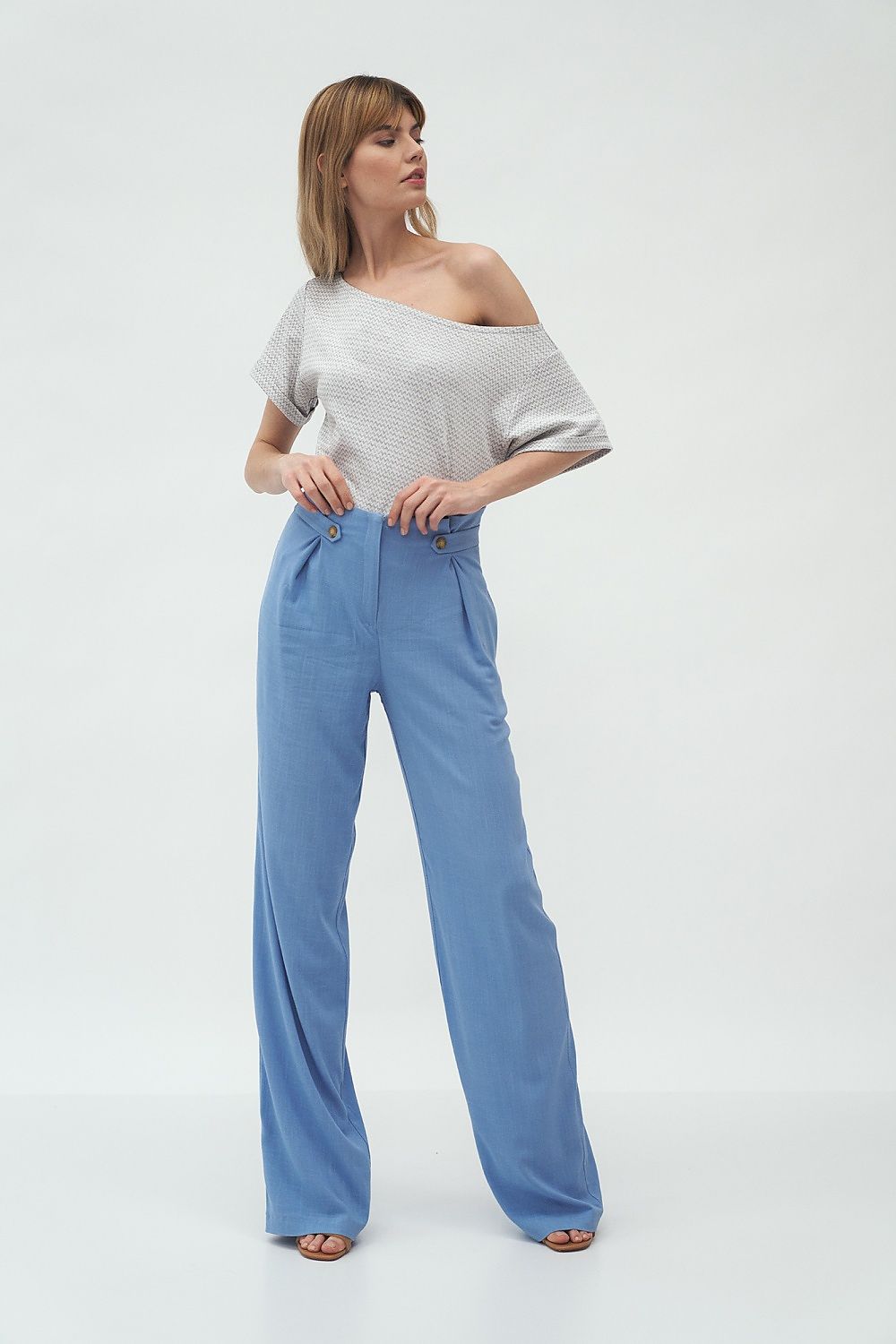 Women Trousers Model 153690 Nife - Stylish Palazzo Pants