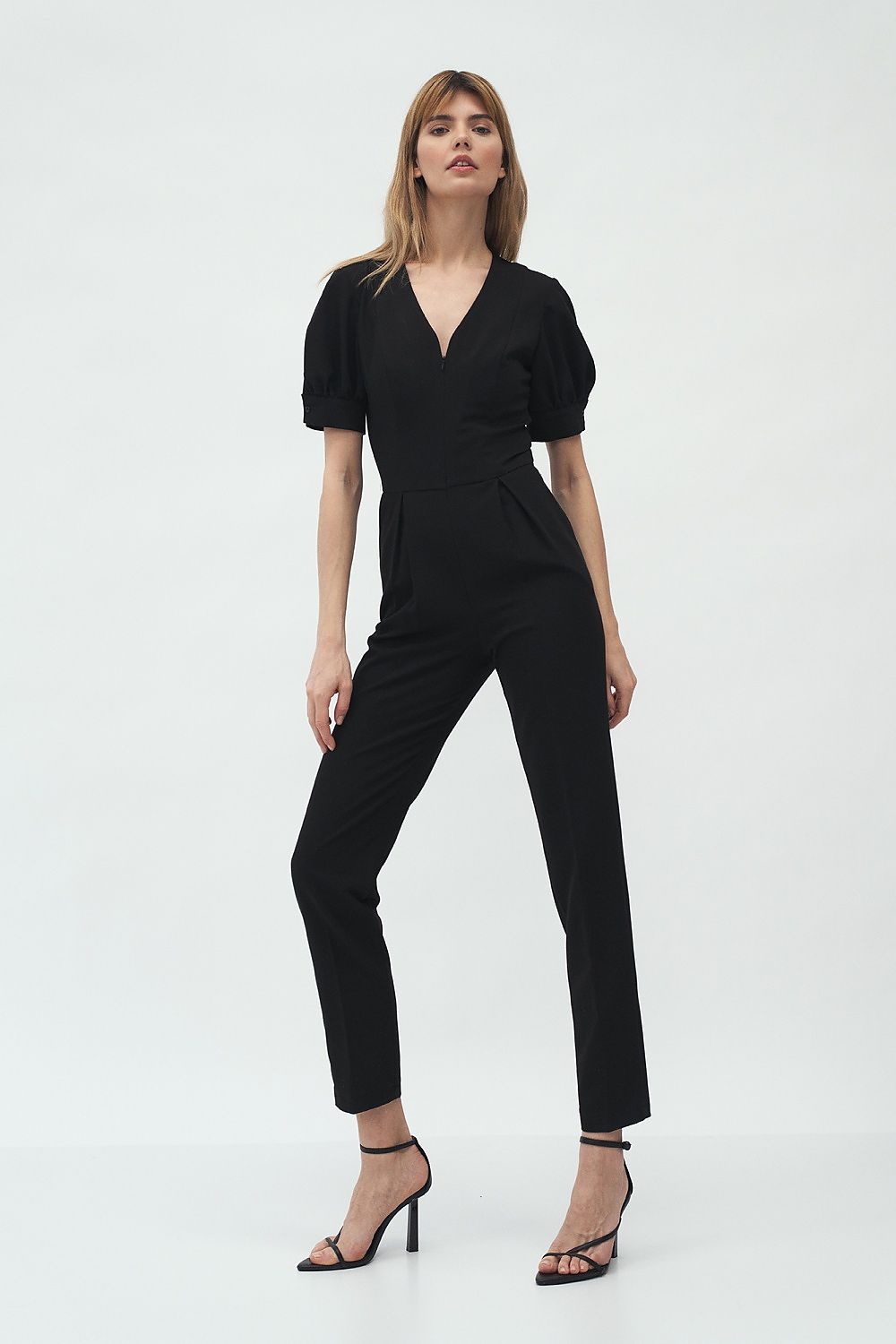 Suit Model 155378 Nife Elegant Puff Sleeve Jumpsuit