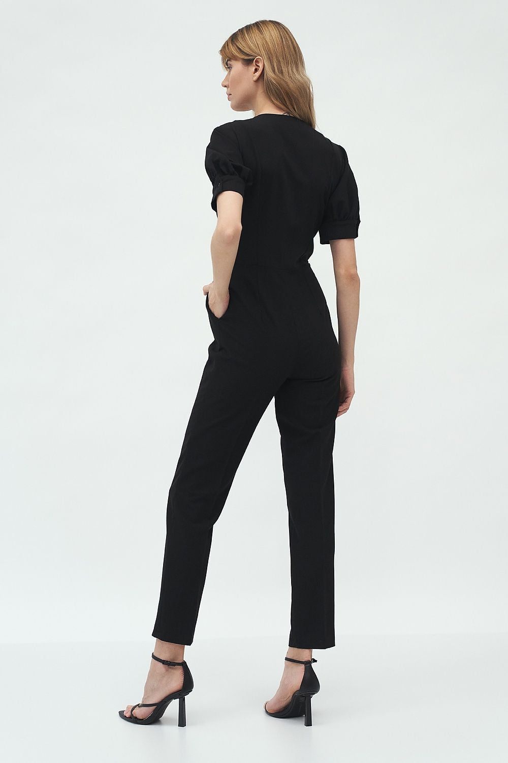 Suit Model 155378 Nife Elegant Puff Sleeve Jumpsuit