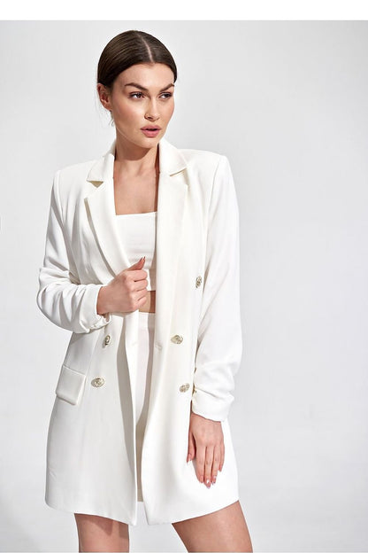 Stylish Jacket Model 167226 Figl with Double-Breasted Design