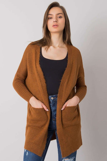 Cardigan Model 169489 Rue Paris Soft Long-Sleeve Pocket Style