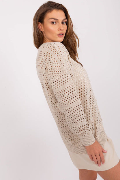 Jumper Model 184967 Badu - Stylish Openwork Sweater for Comfort