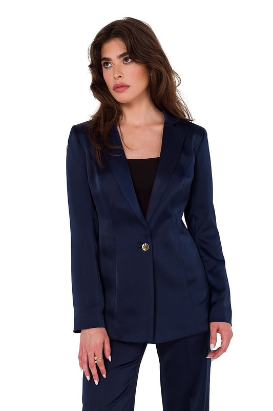 Elegant Satin Jacket Model 185491 Makover for All Occasions