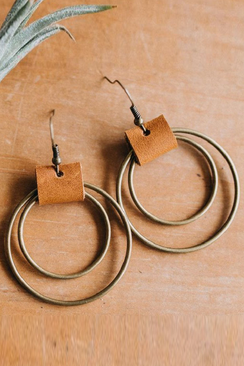 Gold Vintage Hoop Hook Earrings for Effortless Style