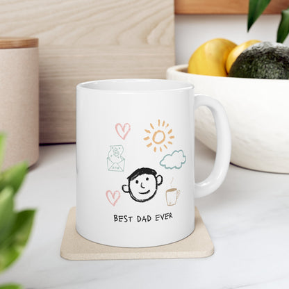 Funny Best Dad Ever Coffee Tea Mug - Stylemz