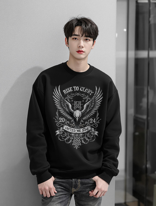 Rise to Glory Unisex Premium Sweatshirt - StyleMZ