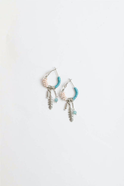 Dainty Feather Hoop Earrings for Elegant Everyday Style