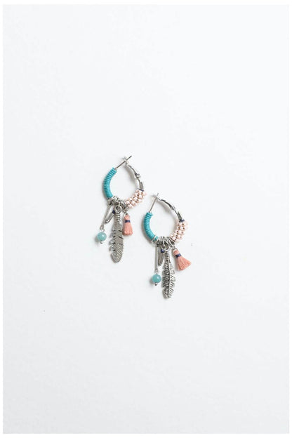 Dainty Feather Hoop Earrings for Elegant Everyday Style