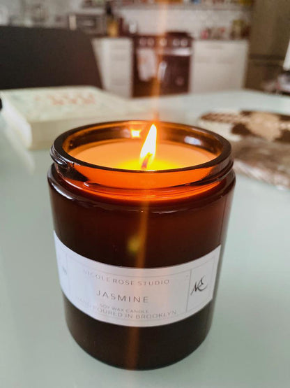 Jasmine Soy Wax Candle - Stylemz