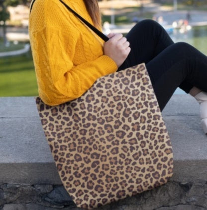 Leopard Print Animal Tote Bag for Everyday Stylish Use