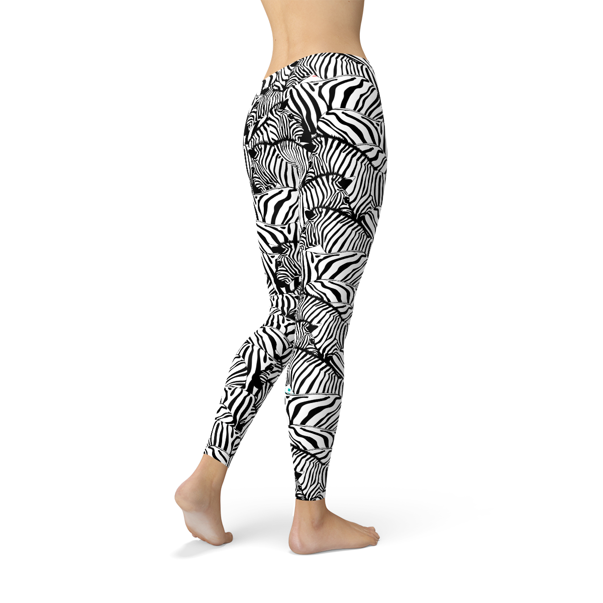 Womens Zebra Stripes Leggings - Stylemz