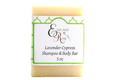 Lavender Cypress Shampoo Bar for Clean, Voluminous Hair