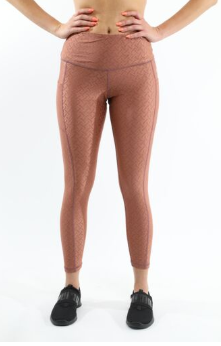 SALE! 50% OFF! Roma Activewear Leggings - Copper [MADE IN ITALY] - Stylemz