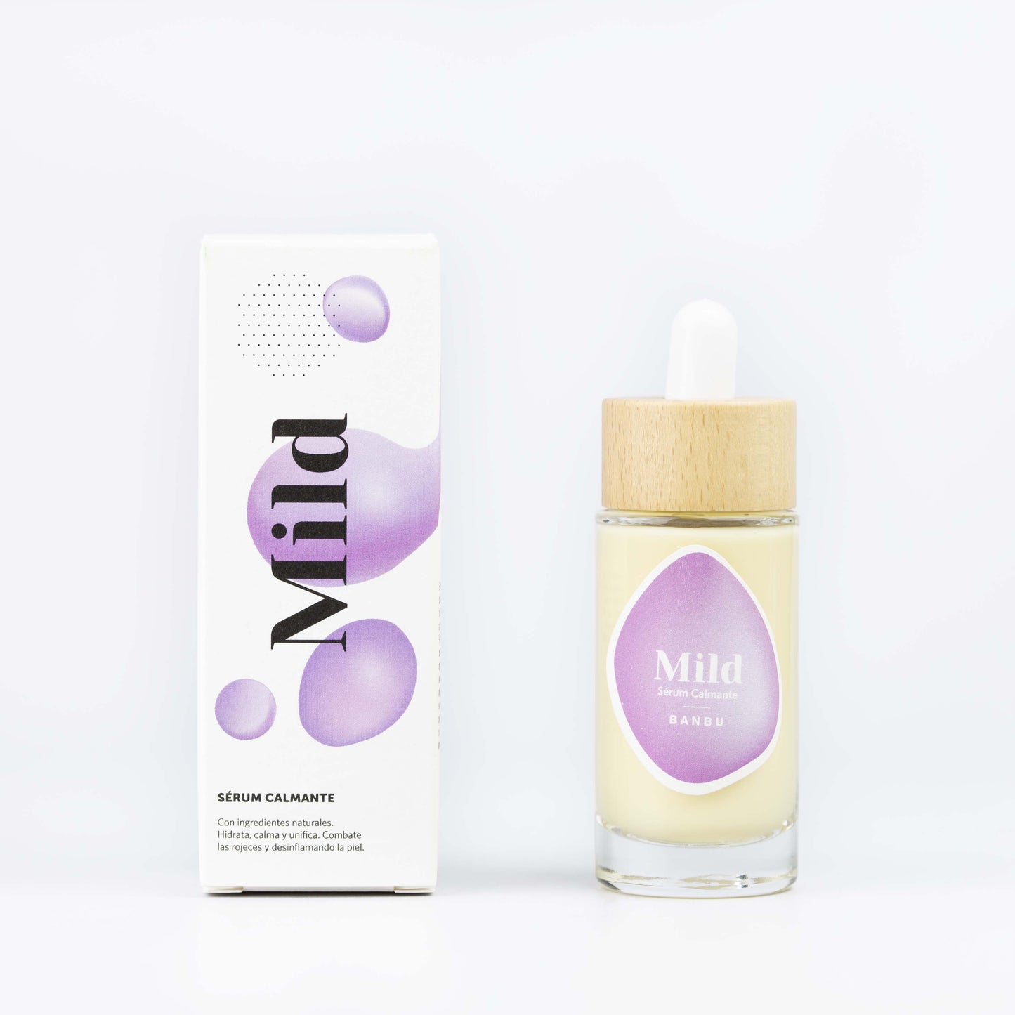 Mild Facial Serum for Sensitive Skin with Plant Extracts