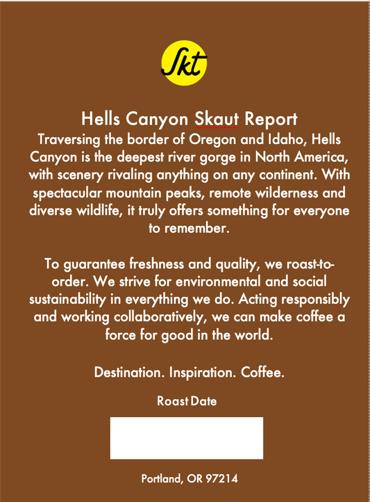 Hells Canyon Ethiopia Medium Roast Coffee - 100% Arabica