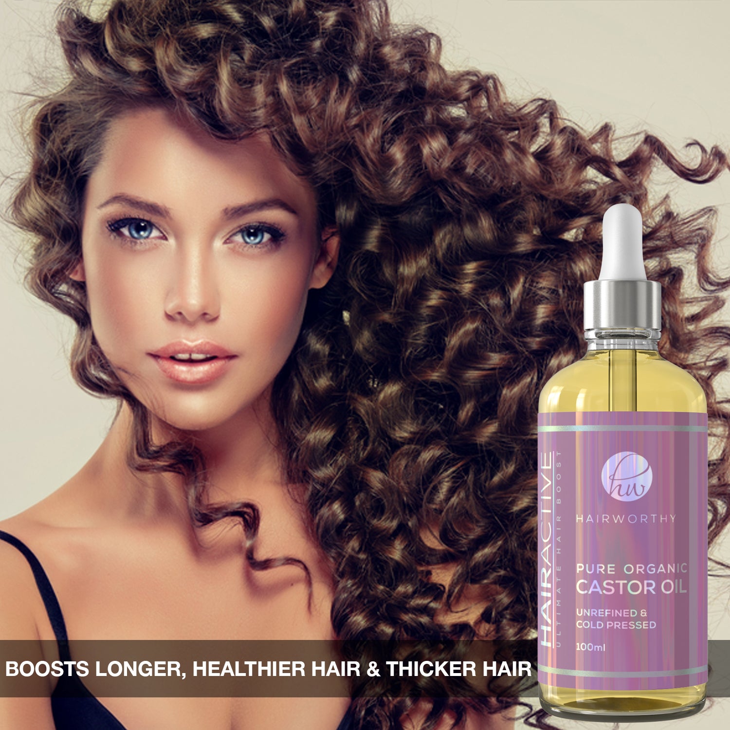 Hairworthy Hairactive Castor oil - Stylemz