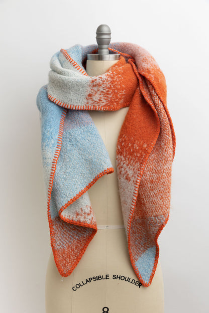 Ultra Soft Multi Colored Scarf for Cozy Winter Style