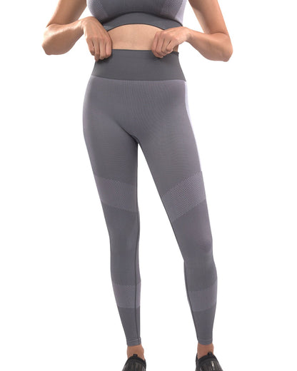 Arleta Seamless Leggings - Grey | High Waisted Comfort