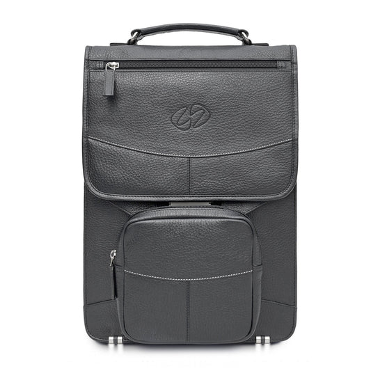 MacCase Premium Leather Briefcase for Laptops and Tablets