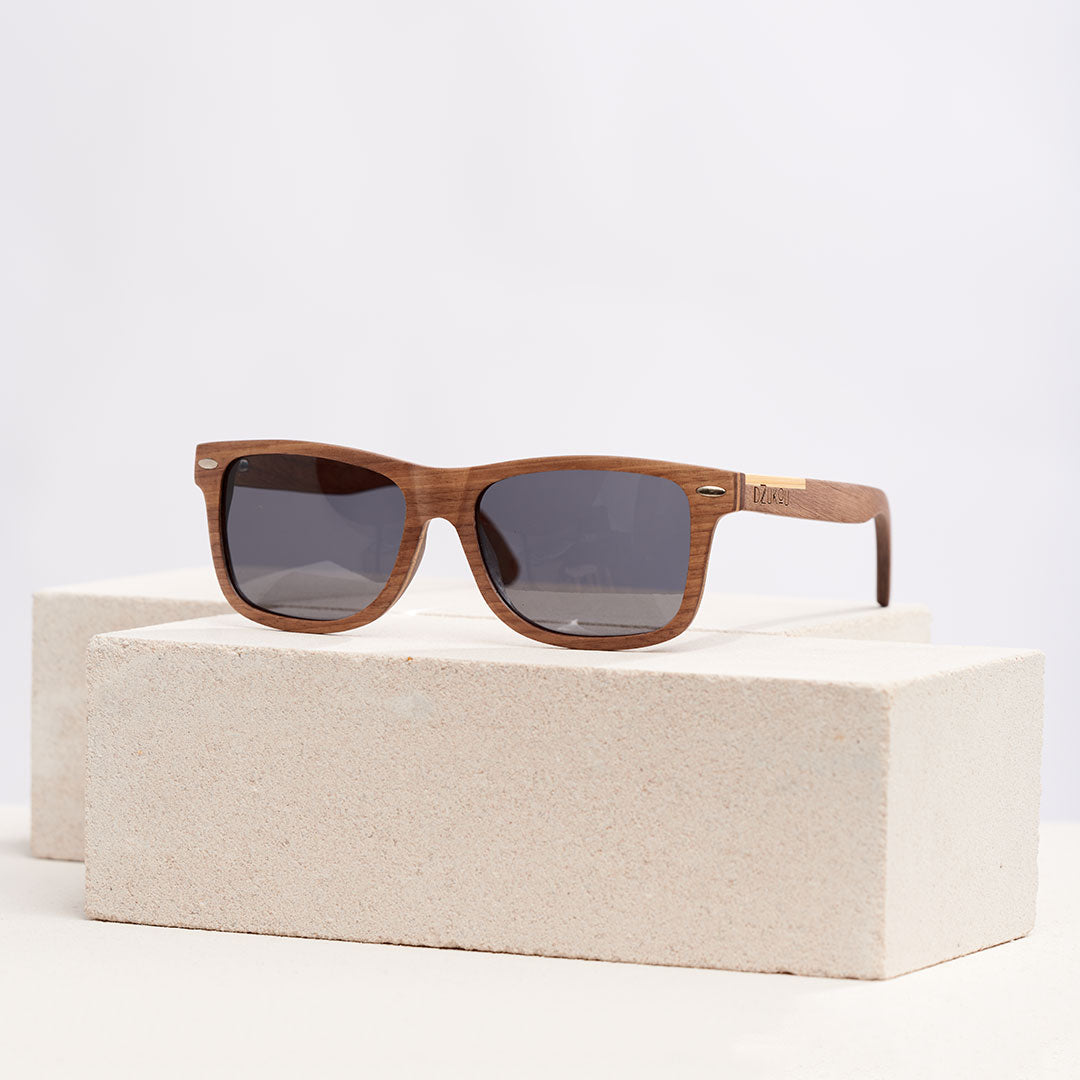 Fibonacci Wooden Sunglasses Incl. Cork Casing for Style