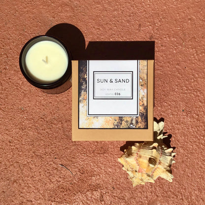 Sun + Sand Soy Wax Candle - Stylemz