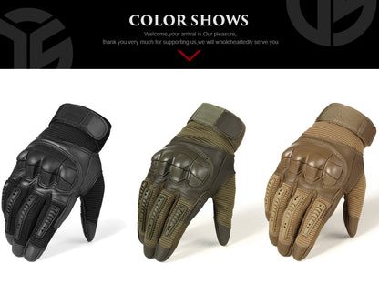 2020 Hot TouchScreen Full Finger Tactical Gloves for Safety