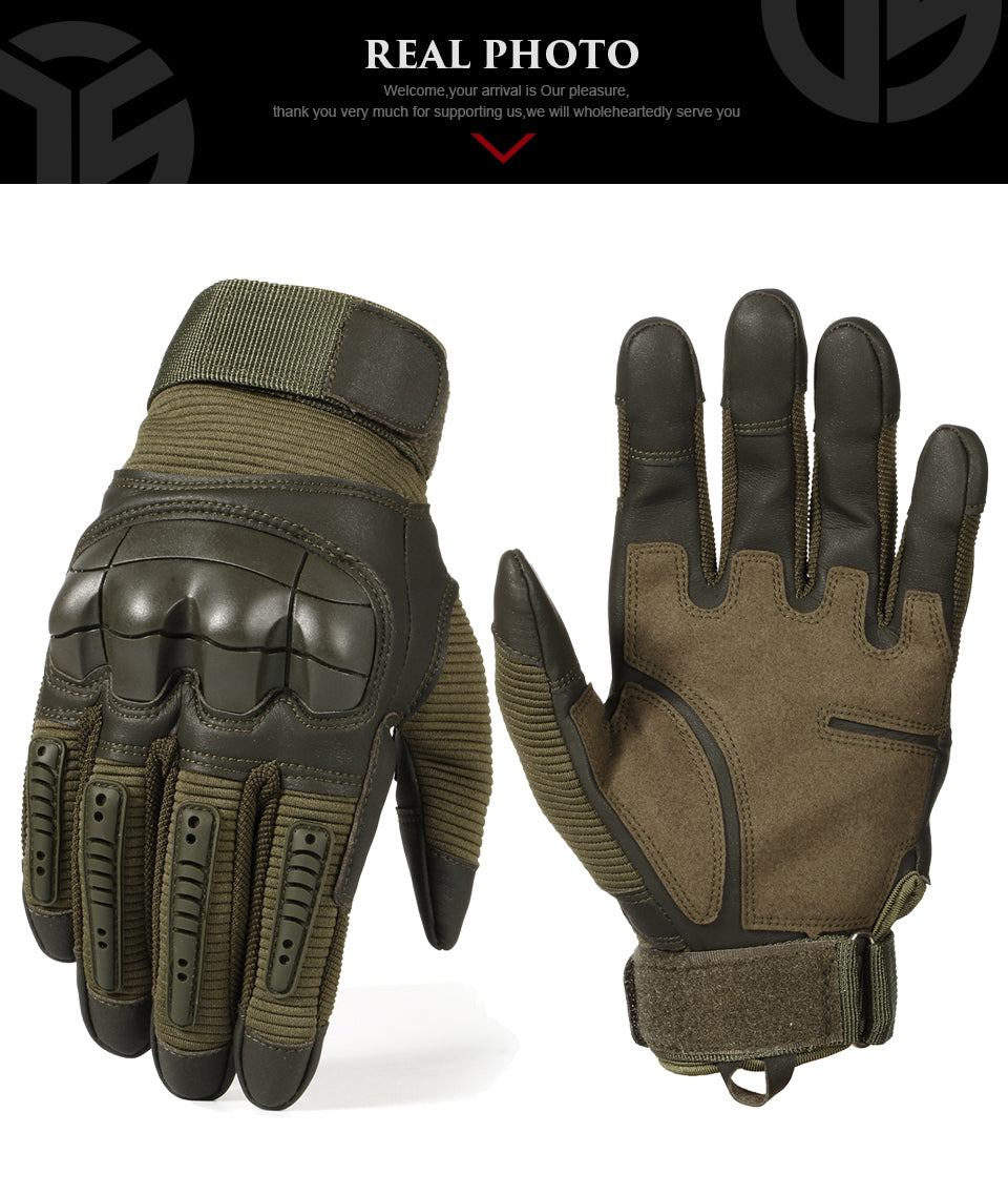 2020 Hot TouchScreen Full Finger Tactical Gloves for Safety