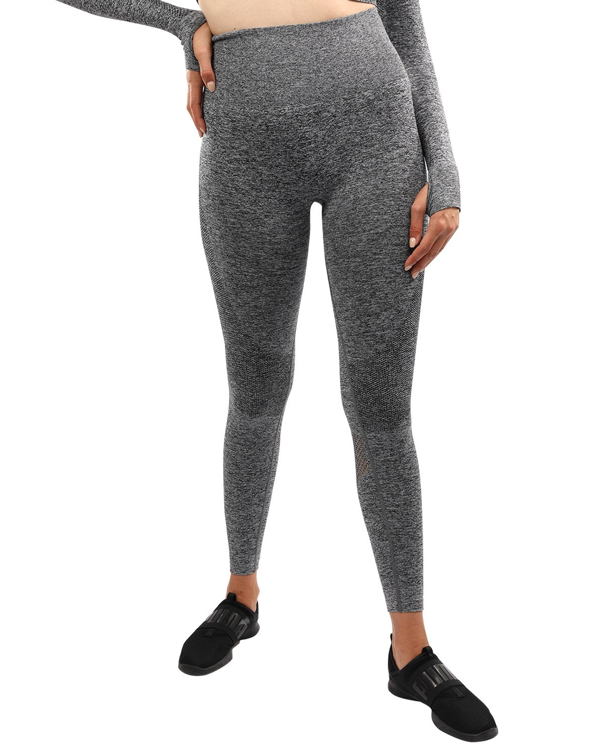 Cadrina Seamless Leggings - Grey for Ultimate Comfort