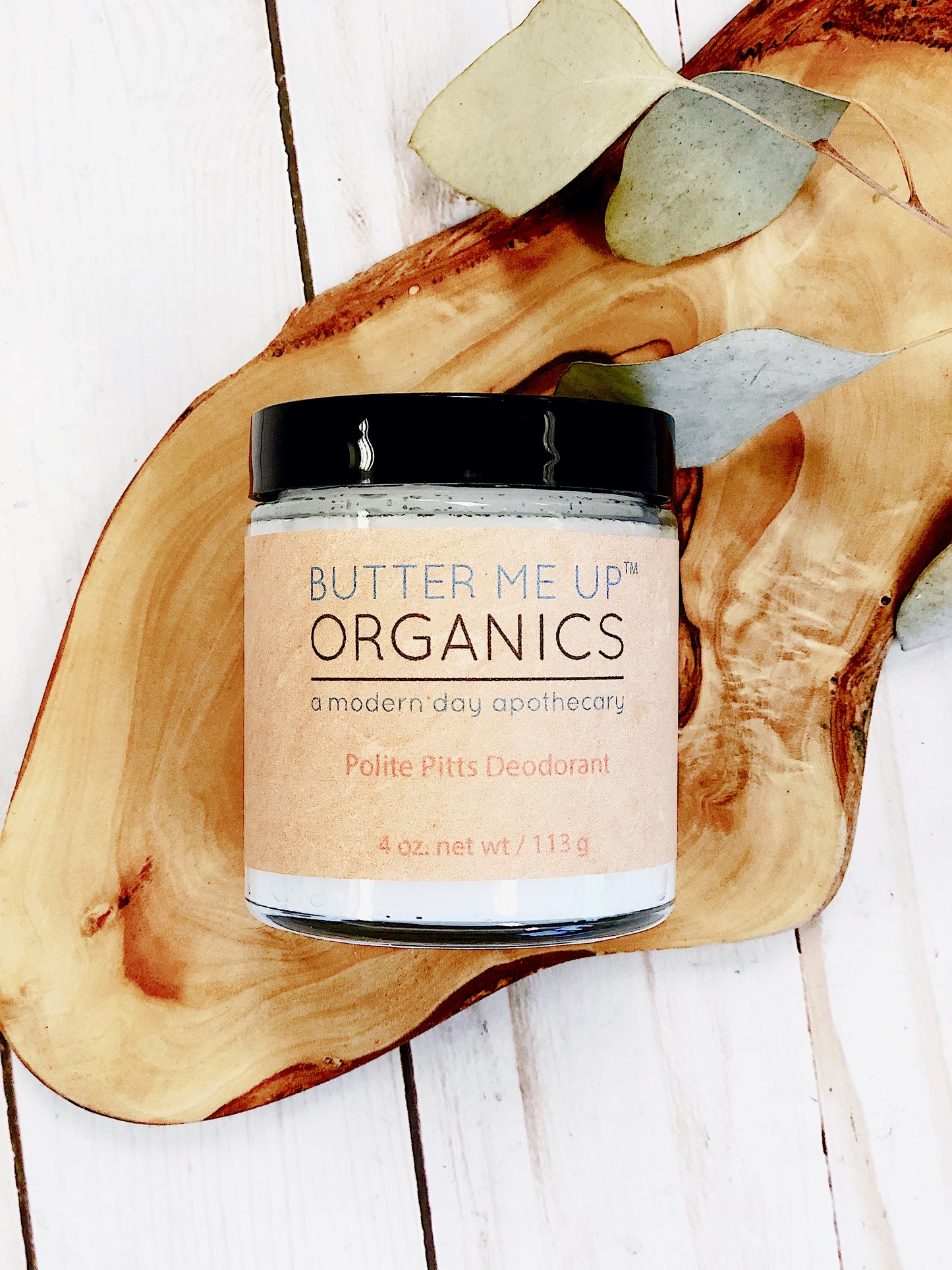 Handmade Organic Deodorant Polite Pitts - All Natural Protection