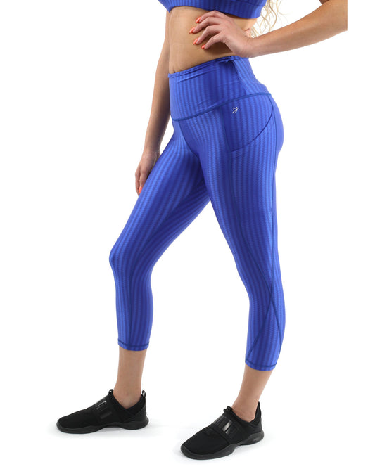 SALE 50% OFF Firenze Activewear Leggings Blue Made in Italy