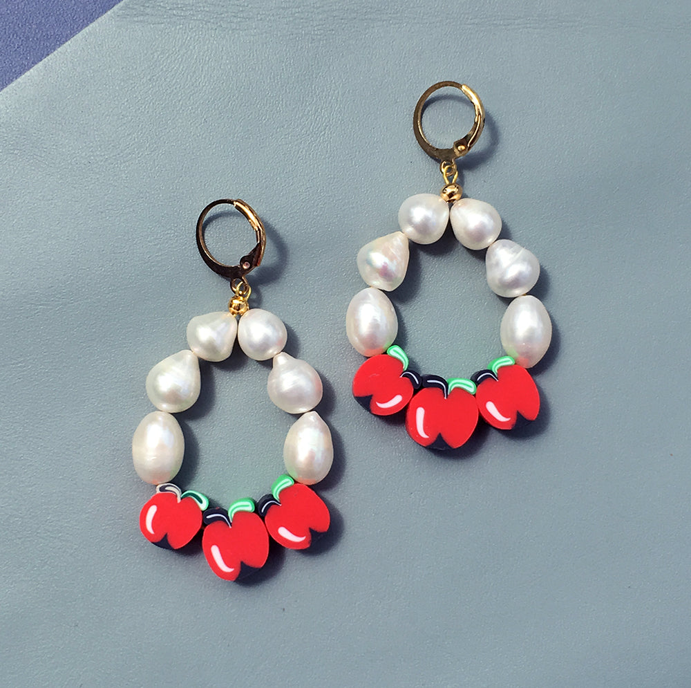 Pearl Fruit Earrings - Pick Your Own Juicy Style