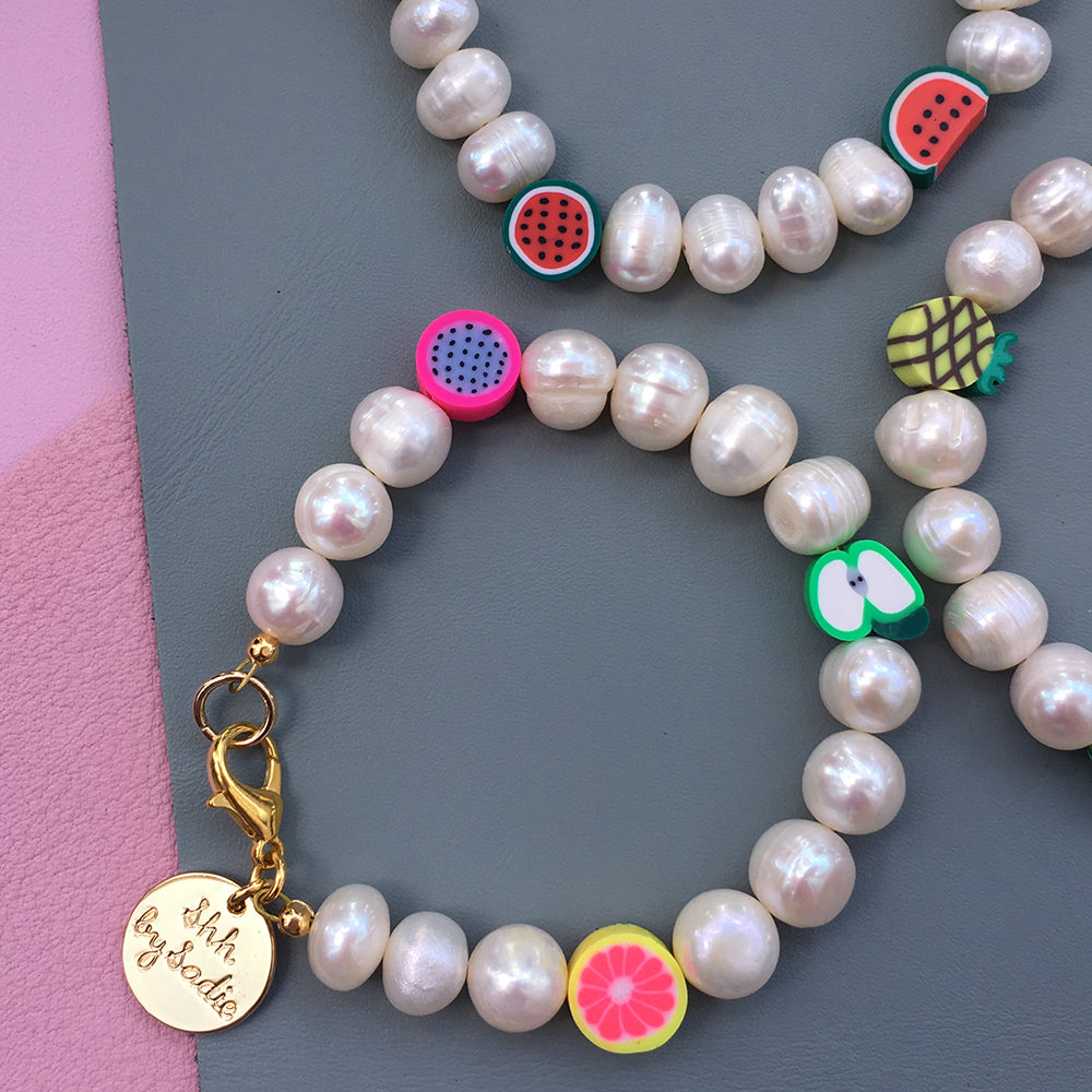 Pearl Fruit Bracelet - Pick Your Own Colorful Styles