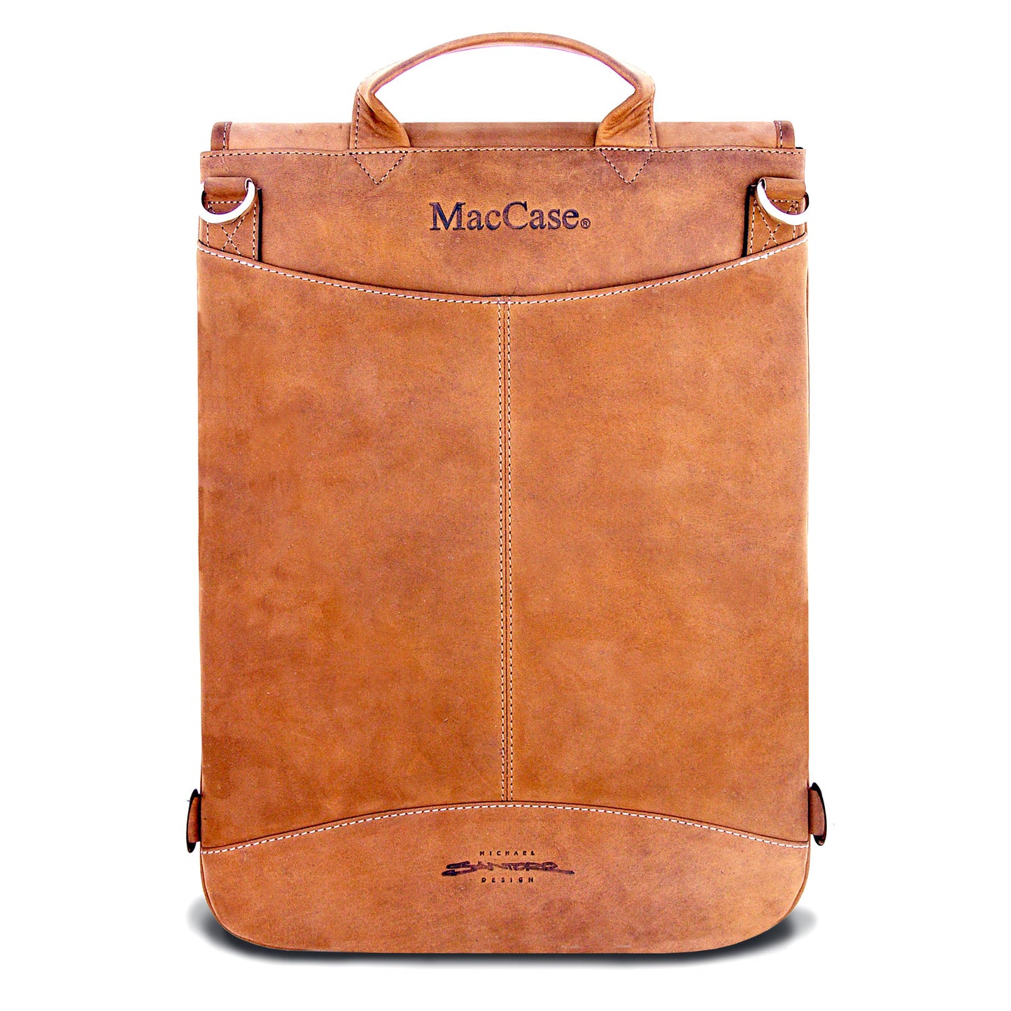 MacCase Premium Leather 14 Inch MacBook Pro Flight Jacket Case