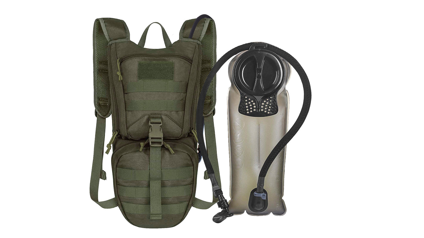 Tactical Hydration Backpack with 2.5L Bladder and Thermal Insulation - Stylemz