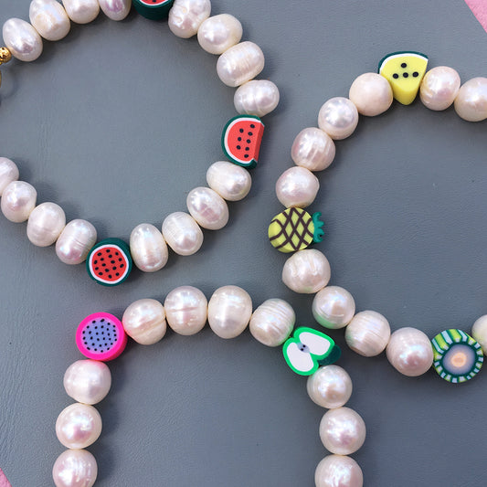 Pearl Fruit Bracelet - Pick Your Own Colorful Styles