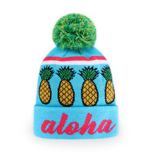 Aloha Pom Beanie for Ultimate Comfort and UV Protection