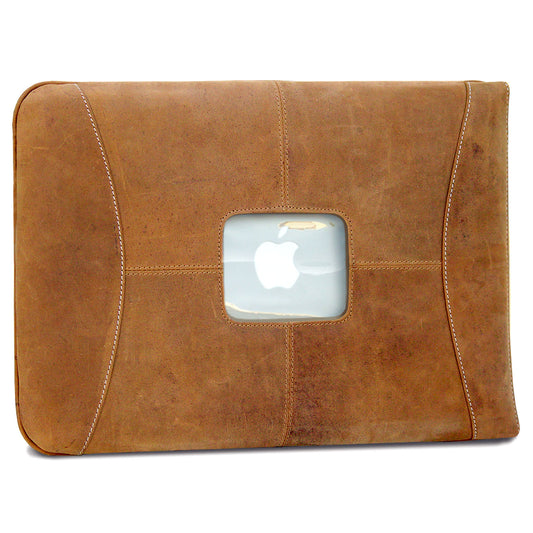 MacCase Premium Leather 16" MacBook Pro Sleeve - Timeless Protection