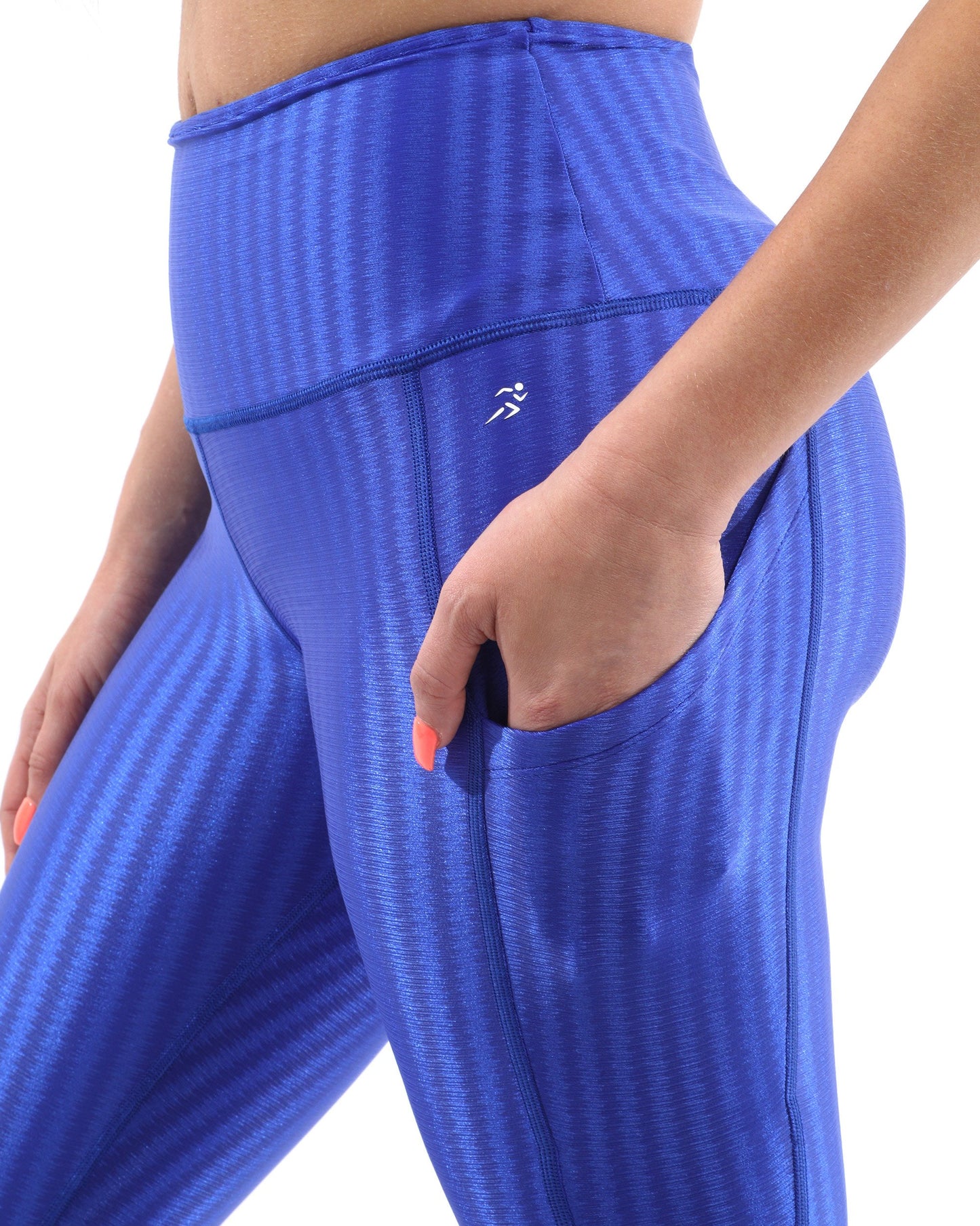 SALE 50% OFF Firenze Activewear Leggings Blue Made in Italy