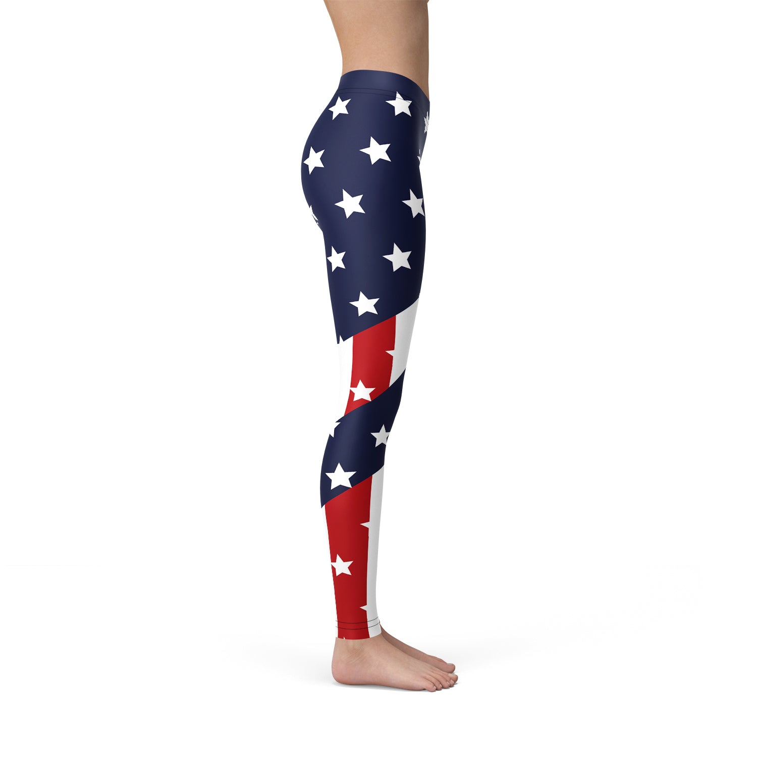 Womens American Flag Leggings - Stylemz